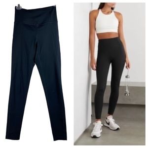 Girlfriend Collective Small Leggings Black High Waist Compression Running